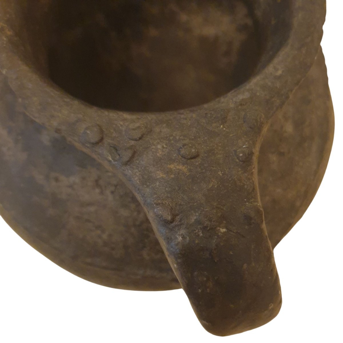 Très Ancienne cruche terre cuite probablement travail étranger -photo-6