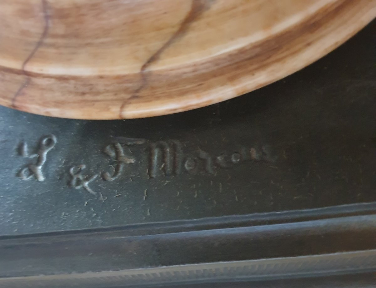 Importante pendule horloge Moreau louis et François signé circa 1880 Napoléon III -photo-6