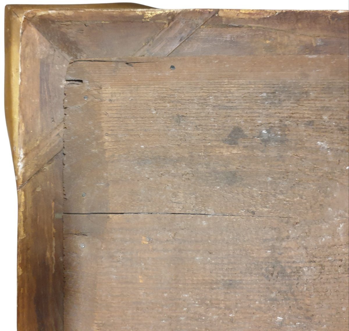 Miroir à Parecloses En Bois Doré D’époque Régence-photo-5