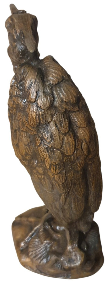 Emmanuel Frémiet Bronze The Heron Bronze Animal -photo-4