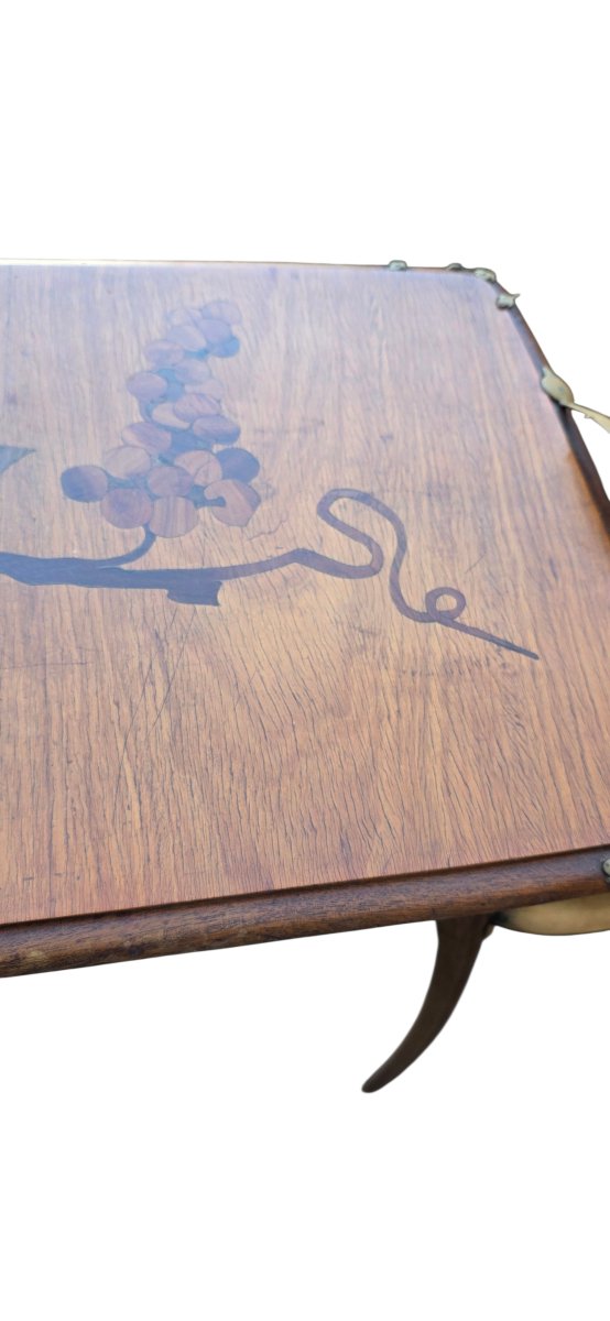 Léon BENOUVILLE 1900  signée Table à thé art nouveau nos majorelle nos emille gallé-photo-7