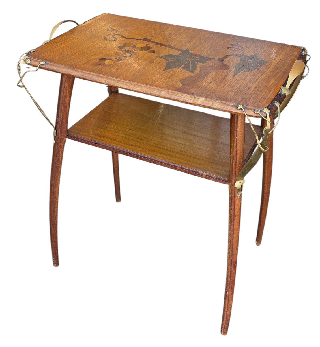 Léon BENOUVILLE 1900  signée Table à thé art nouveau nos majorelle nos emille gallé