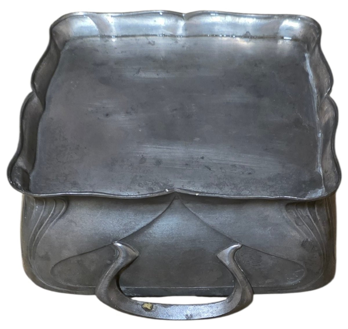 Orivit soupière et son plateau circa 1900 art nouveau -photo-2