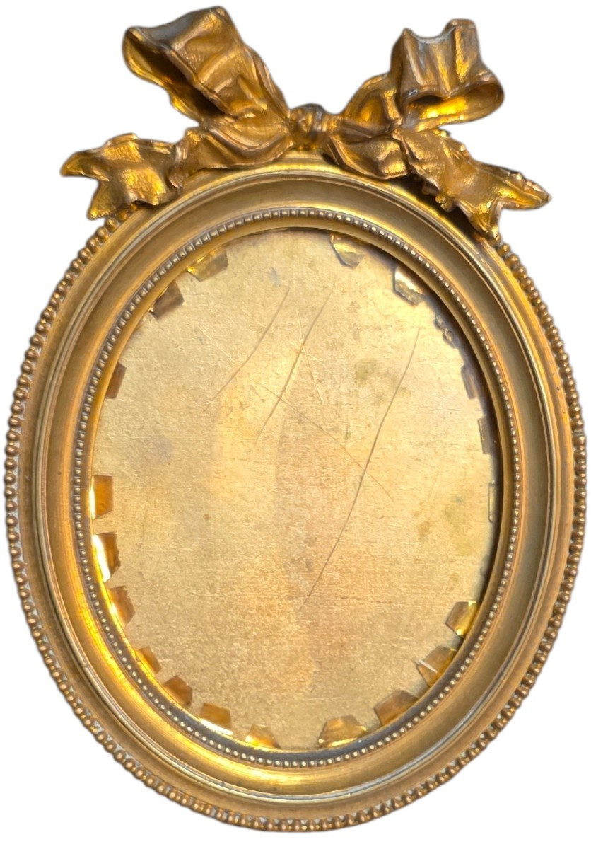 Henry Picard cadre à poser en bronze doré XIXème Louis XVI