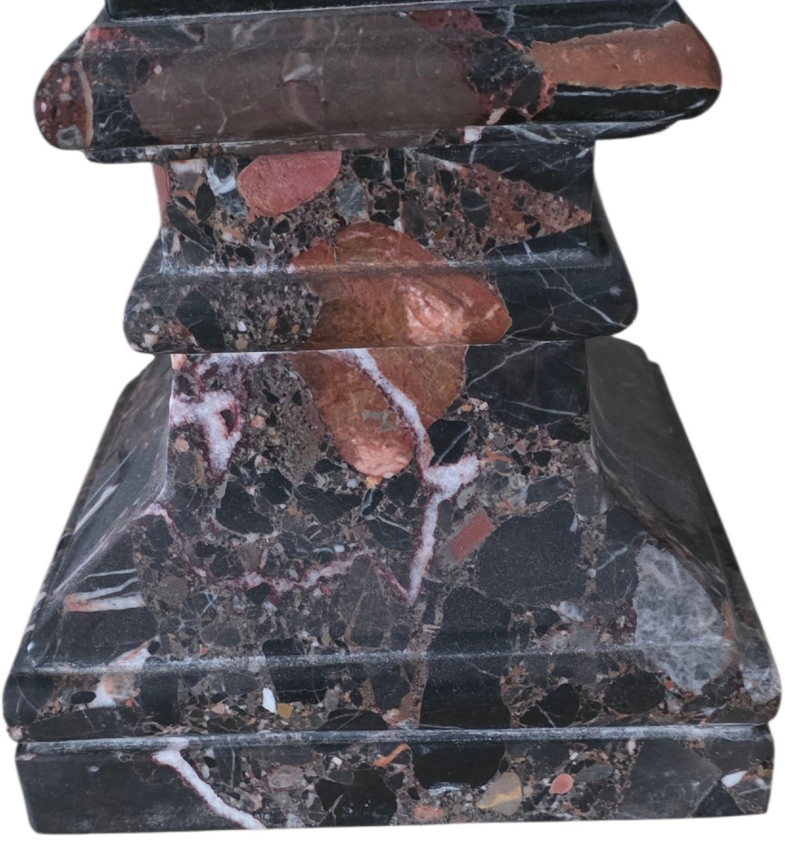 Black Marble Bust On A Pedestal -photo-1