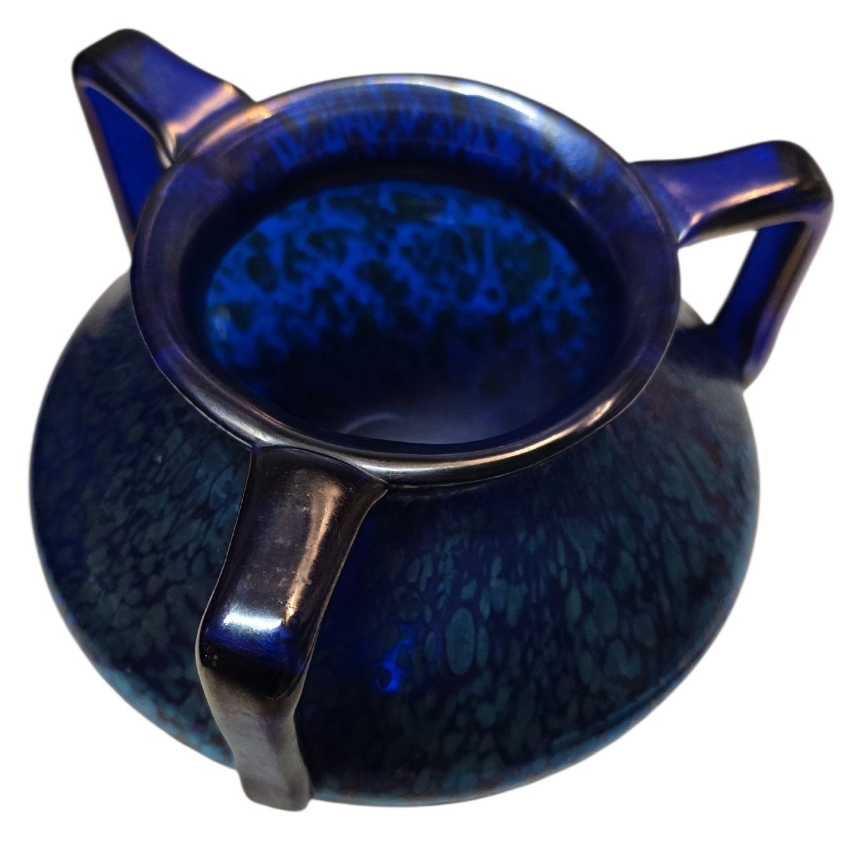 Loetz Butterfly Vase With Three Handles -photo-2