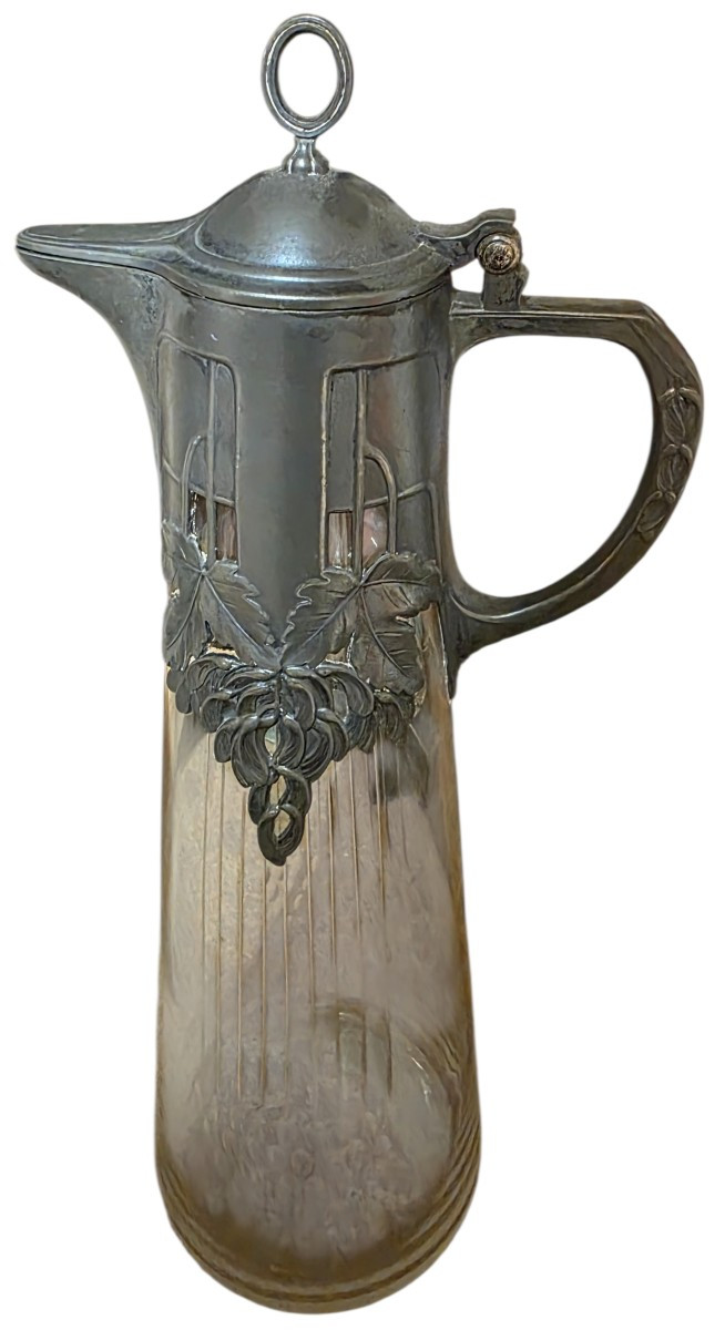 WMF paire de carafes d'époque art nouveau -photo-4