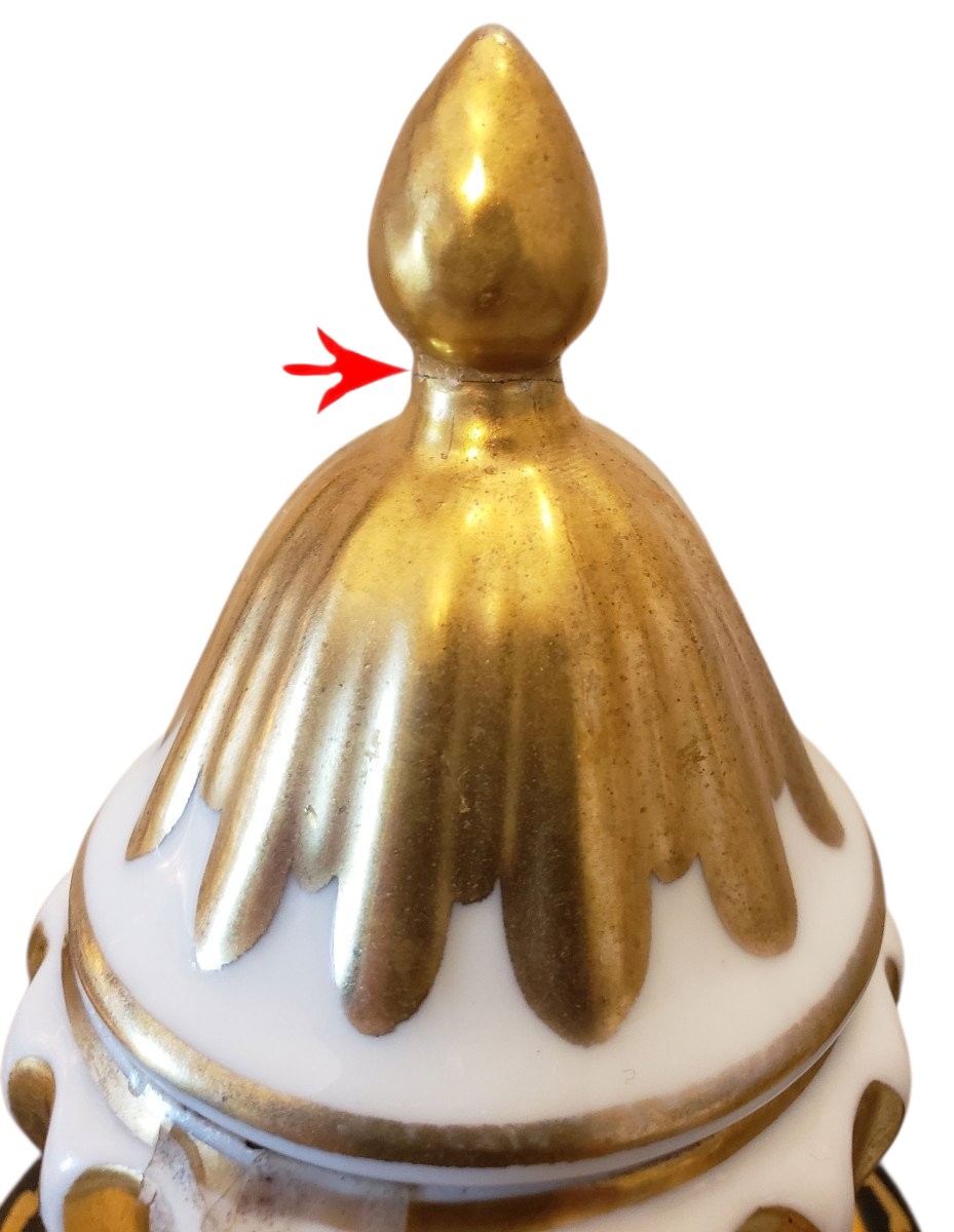 paire de vases en porcelaine allemande probablement Meissen XIXeme-photo-1