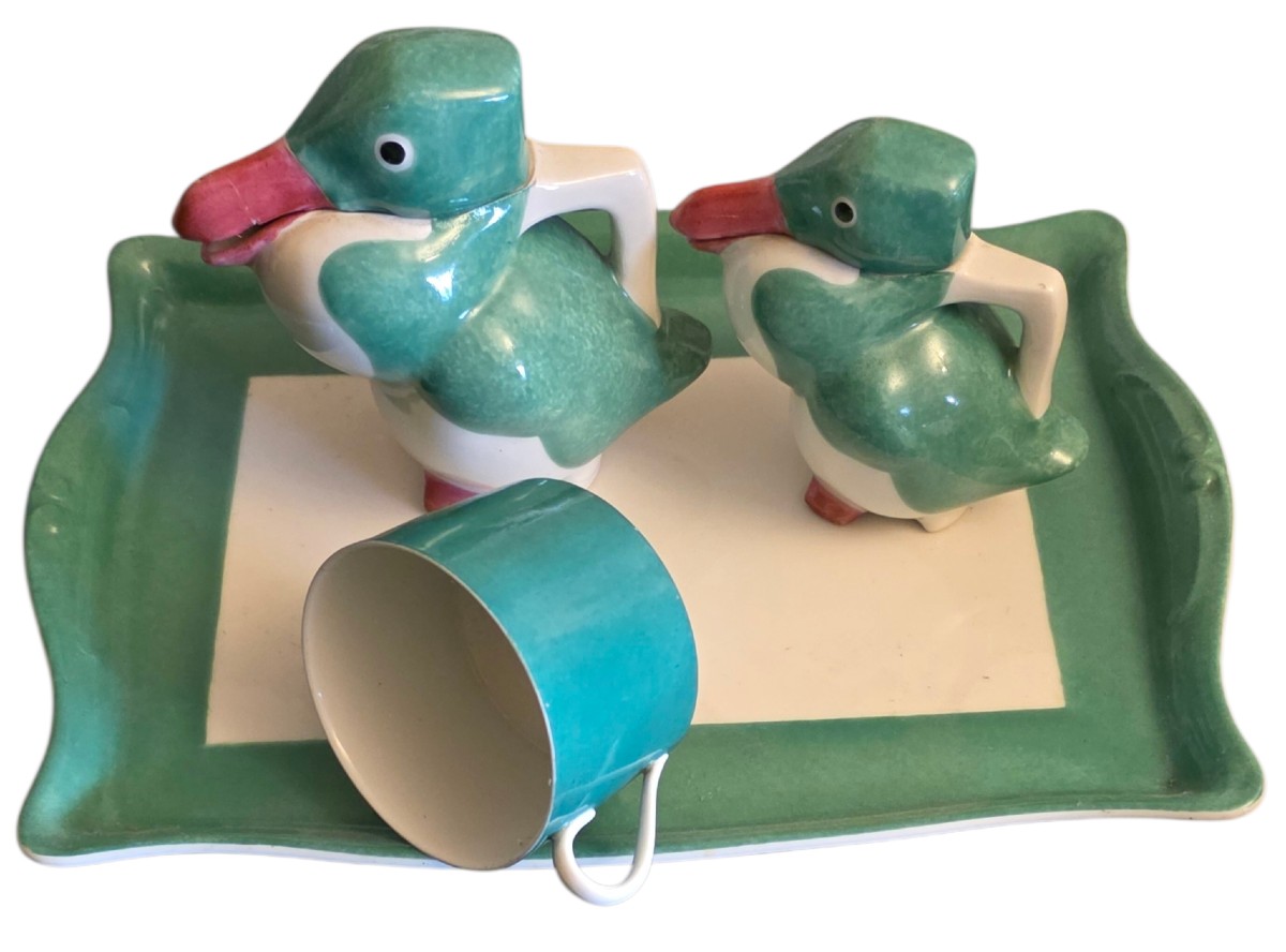 Edouard Marcel SANDOZ Haviland service 4 pièces en porcelaine -photo-3