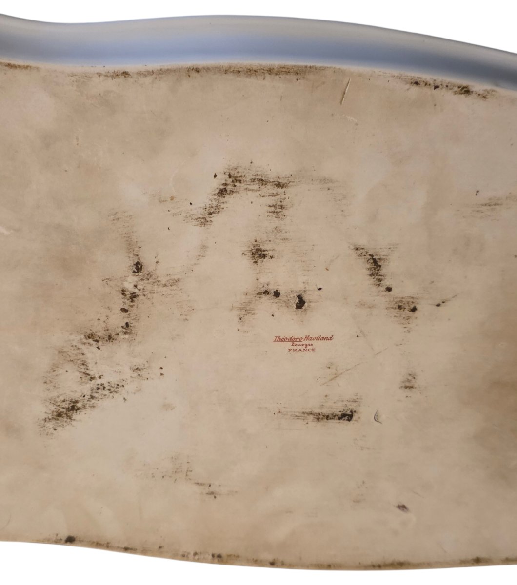 Edouard Marcel SANDOZ Haviland service 4 pièces en porcelaine -photo-2