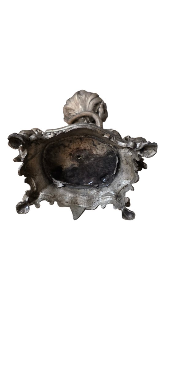 Baccarat Important Centerpiece With Dolphins In Molded Crystal And Bronze-photo-2