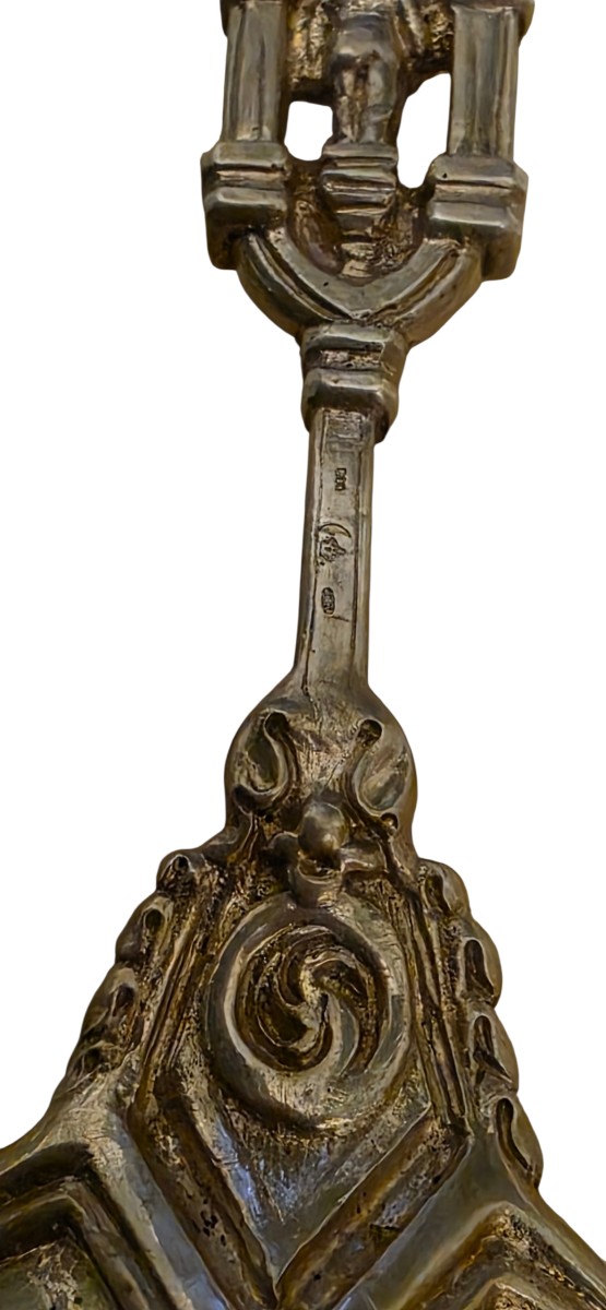 Apostle's Spoon In Solid Silver, Germany, 19th Century -photo-2