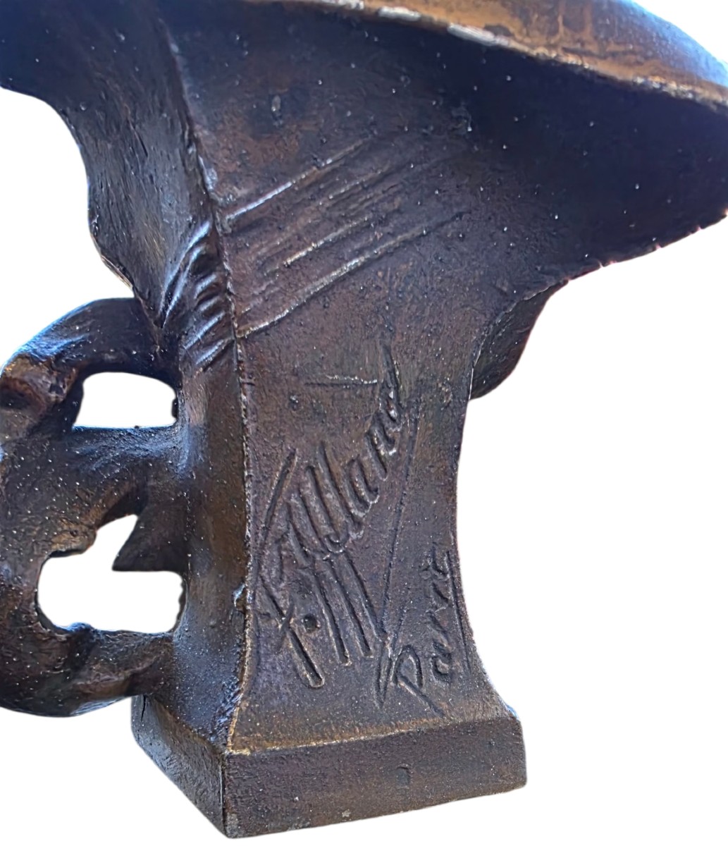 Sujet judith sur une colonne en onyx avec thermomètre 1900-photo-3