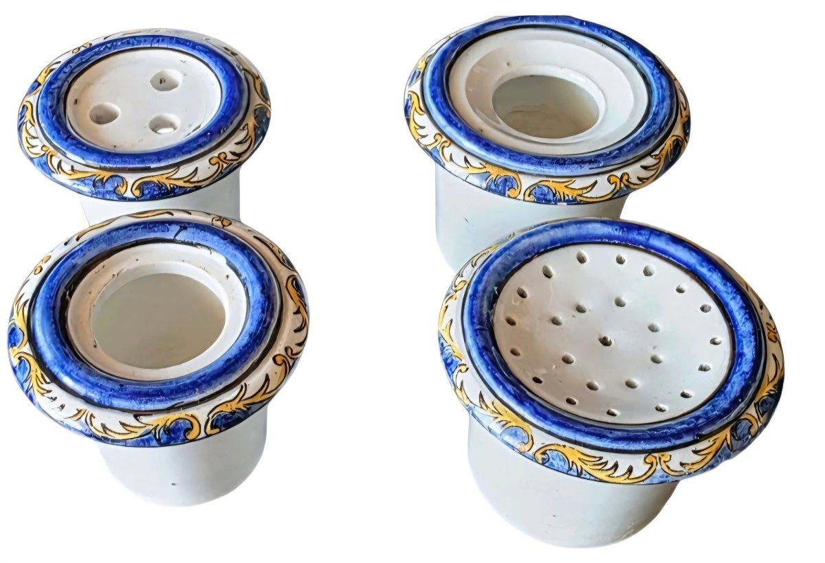 Encrier Faience Of Gien XIXth-photo-7