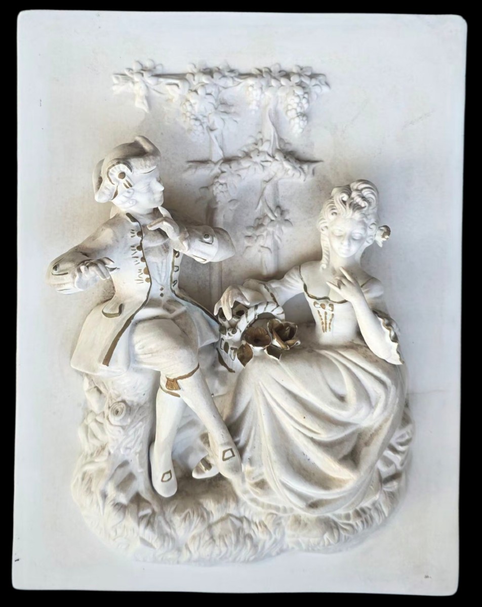 Meissen Dresden Pair Of German Porcelain Plates -photo-3