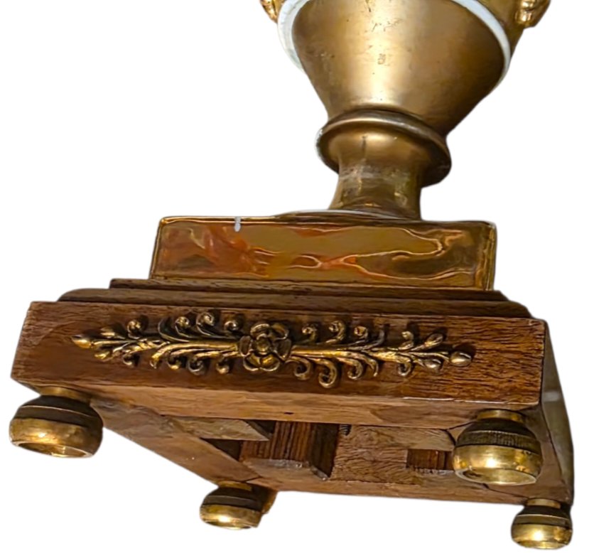 Important vase empire porcelaine de Paris XIXeme   -photo-1