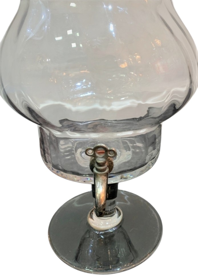 Importante fontaine cristal et argent XXème   -photo-3