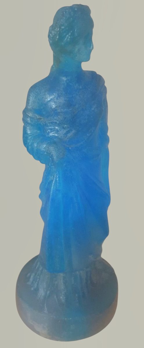 Daum Venus In Blue Pate De Verre Certainly By Salvador Dali-photo-4