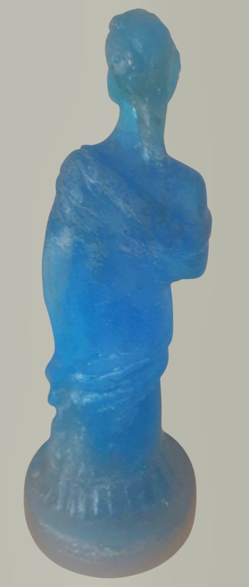 Daum Venus In Blue Pate De Verre Certainly By Salvador Dali-photo-7