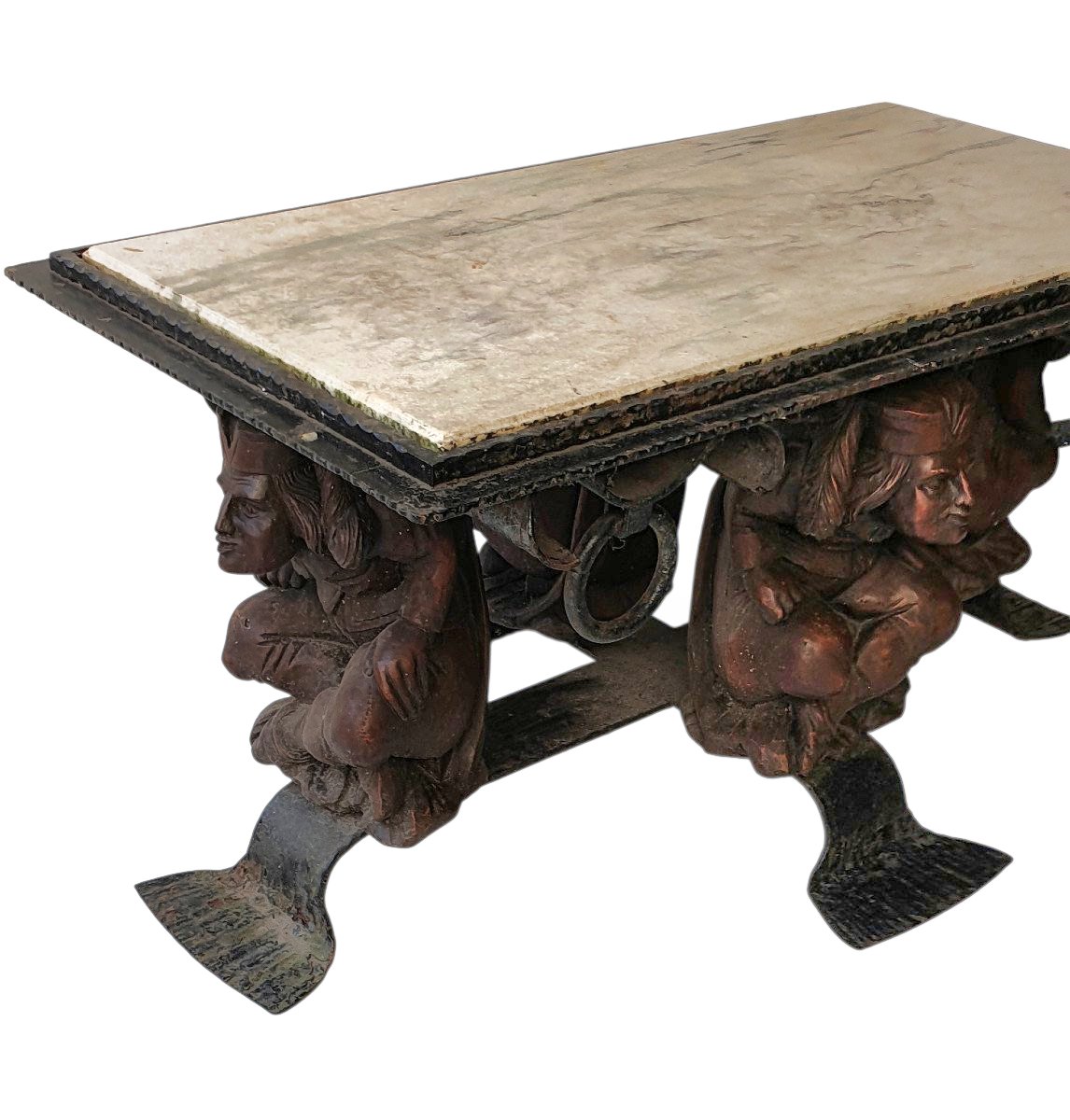 Jean-maurice Rothschild Coffee Table Circa 1950 Large Model-photo-2