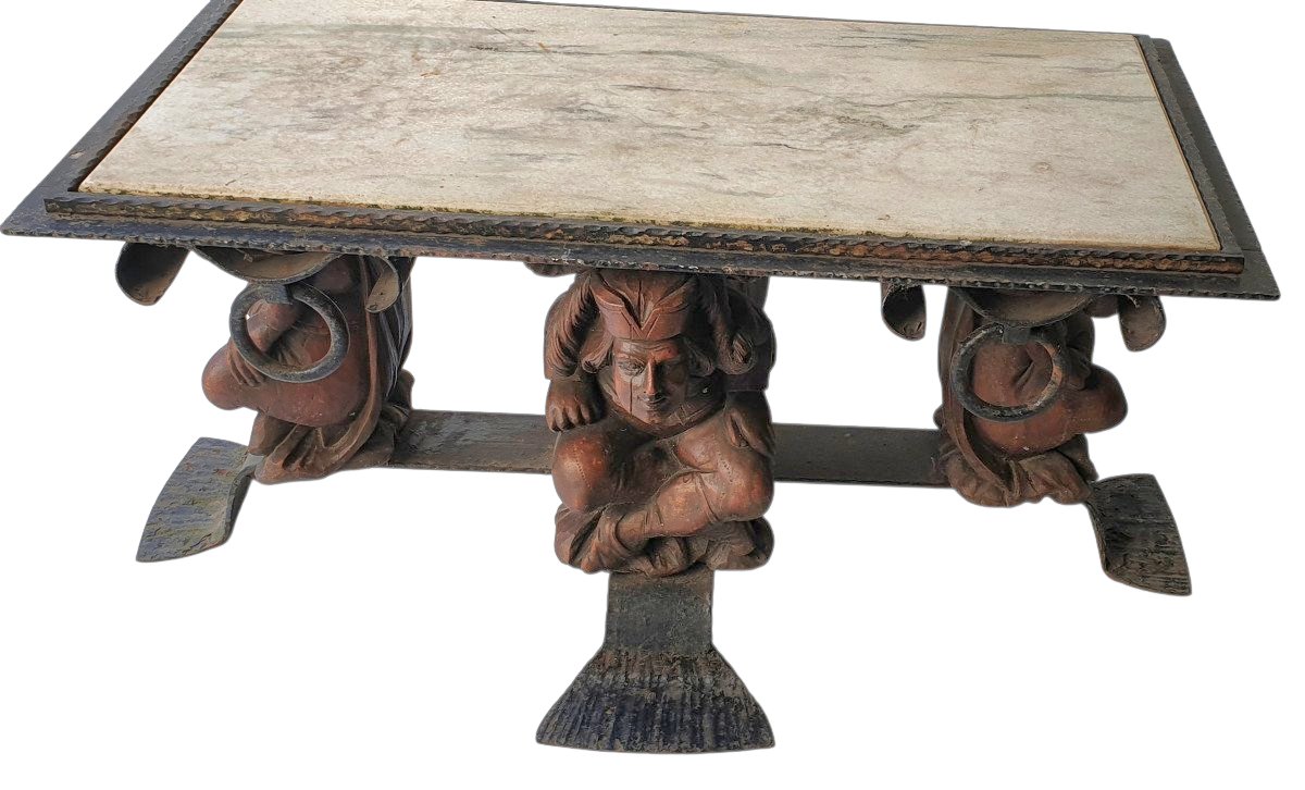 Jean-maurice Rothschild Coffee Table Circa 1950 Large Model-photo-3