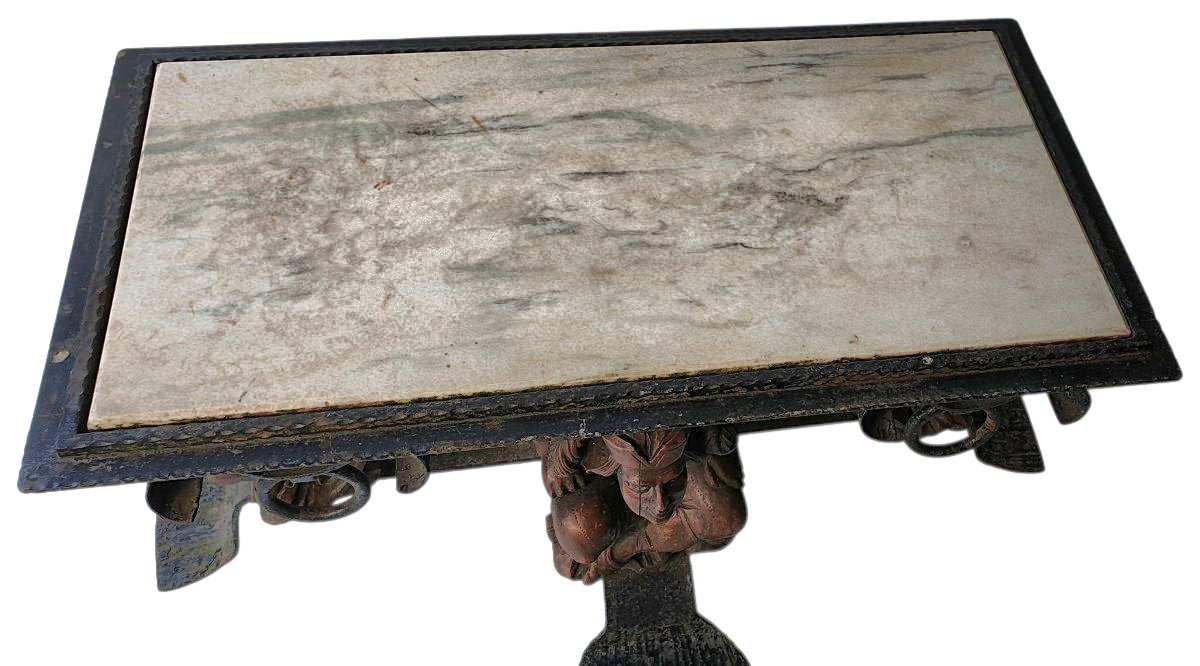 Jean-maurice Rothschild Coffee Table Circa 1950 Large Model-photo-4