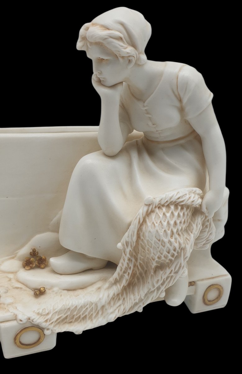 Muller allemande gardiniere biscuit de porcelaine -photo-4