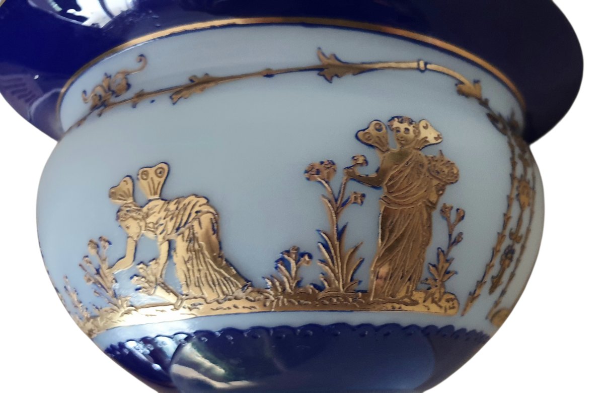 Cristal d’opaline Charles xx Saint Louis -photo-2