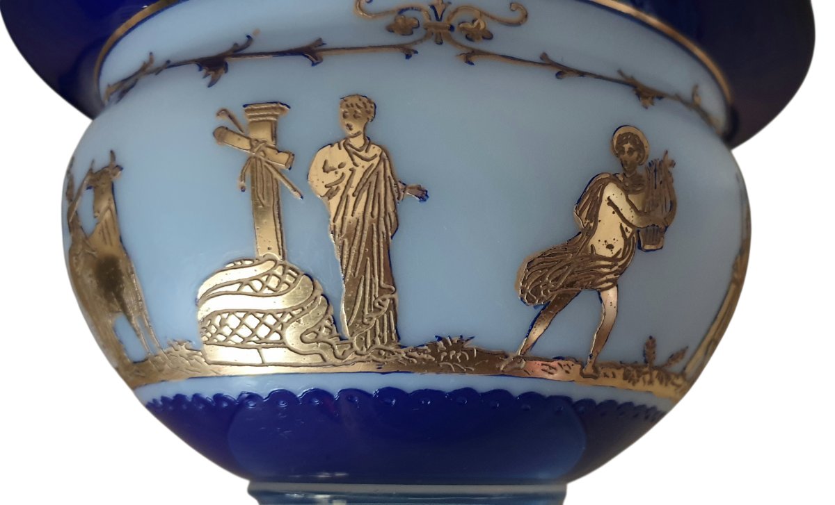 Cristal d’opaline Charles xx Saint Louis -photo-3