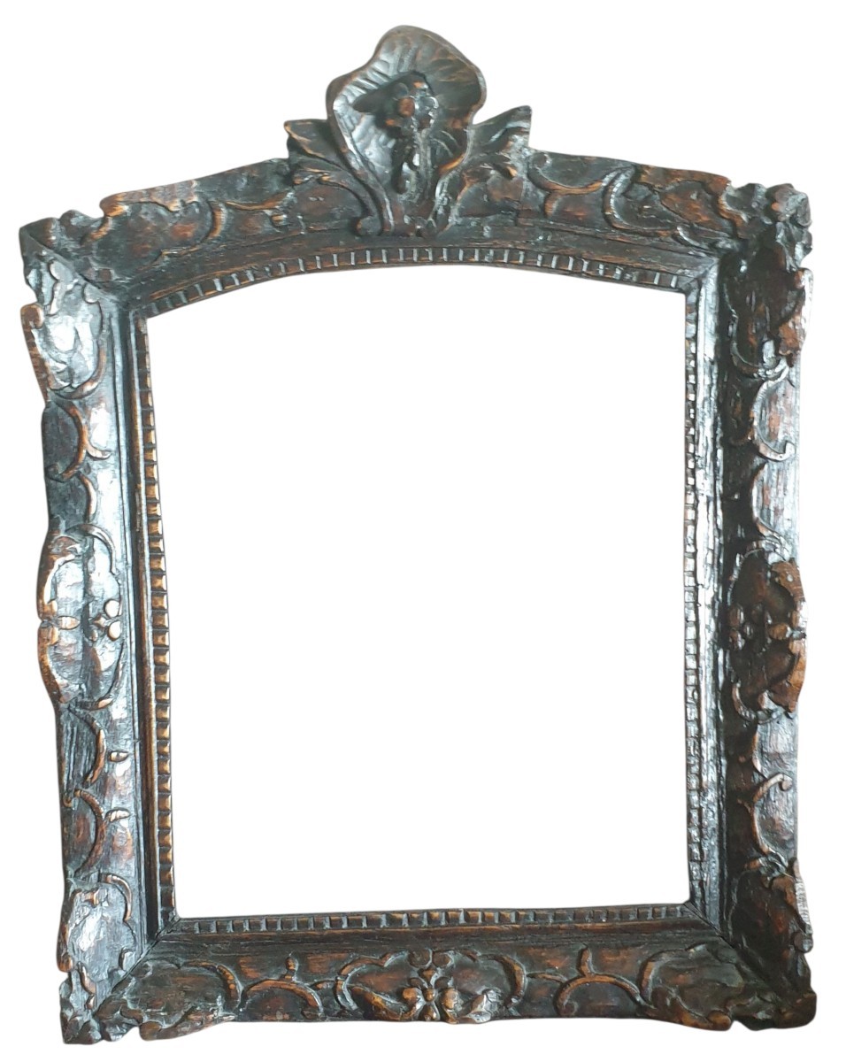 18th Century Italian Baroque Oak Frame