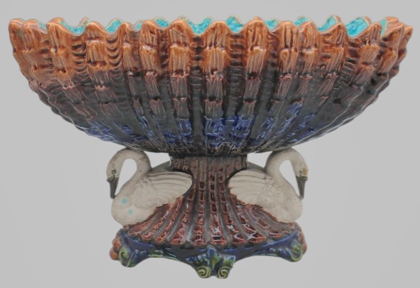 Victor Sergent Surtout De Table Suiveur De Bernard Palissy XIXeme Putto Ou Putti-photo-2
