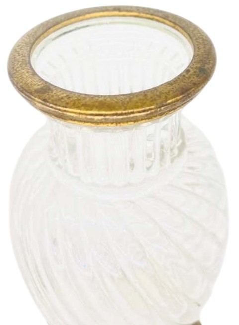 Baccarat Pair Of Crystal Vases Mounted On Bronze Gold XIXth-photo-3