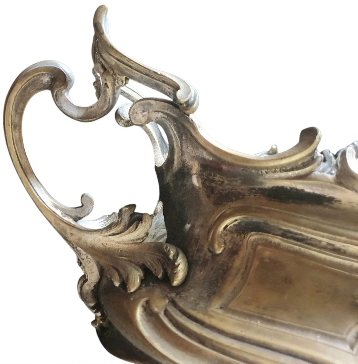 Grande Jardinière de table en bronze massif XIXeme -photo-6