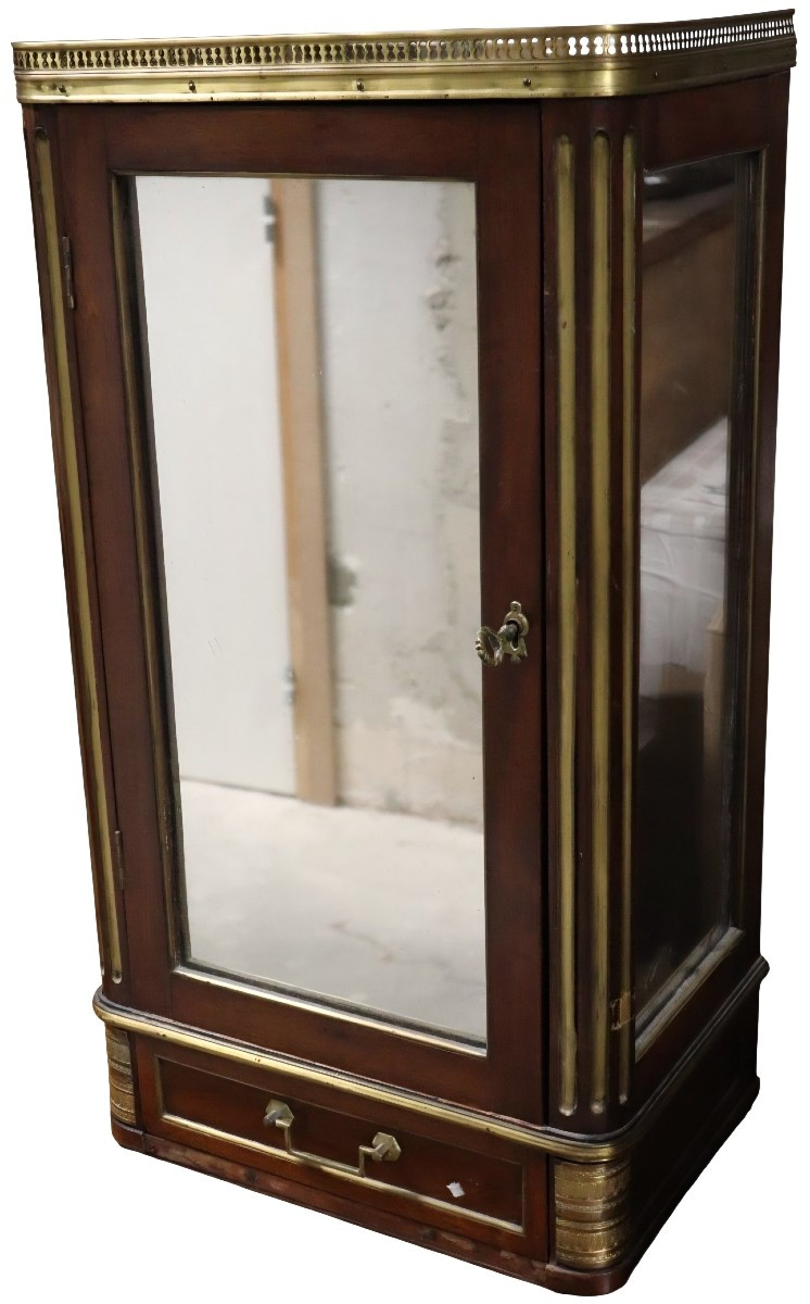 Small Louis XVI Period Mahogany Display Case