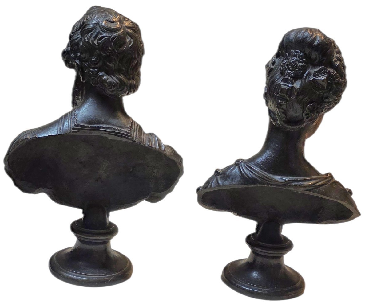 Barthélemy Prieur bronze Henri IV Marie de Medicis 18ème -photo-2