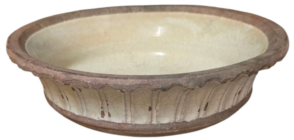 Large Flat Bowl Dynasties Song China Celadon Diameter 31 Cm Stoneware