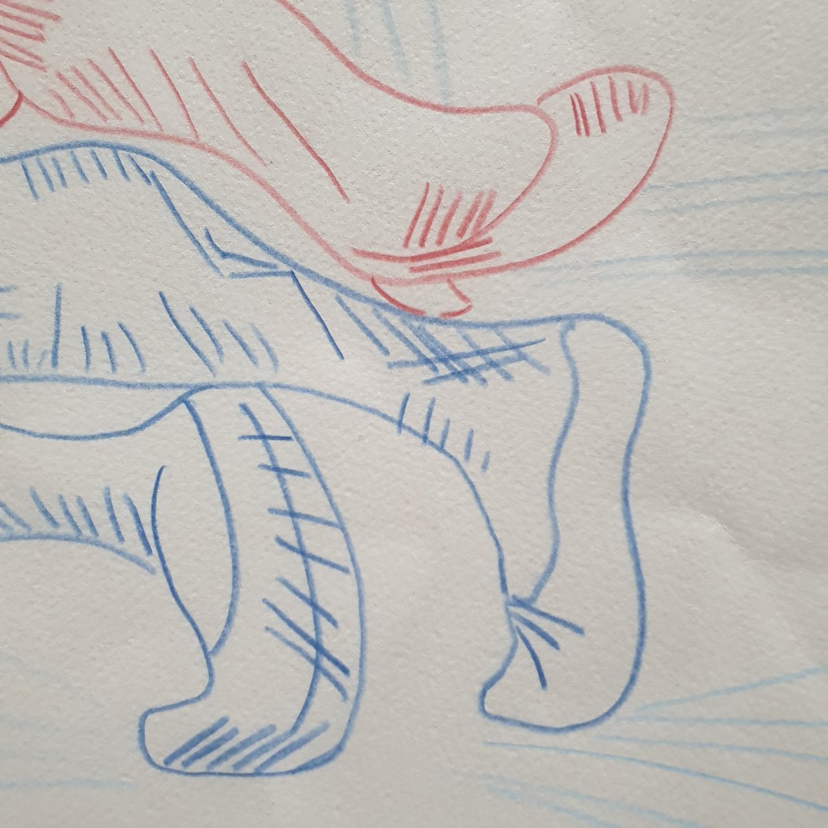 Pablo Picasso tres grande gravure couleur signe au crayon sur papier d'arche -photo-1