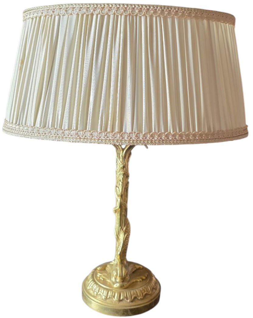 Gilded Bronze Desk Lamp Model Au Dauphin 19th Century-photo-2