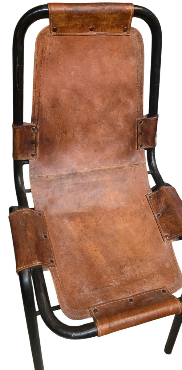 A Les Arcs Chair By Charlotte Perriand Circa 1960-photo-4