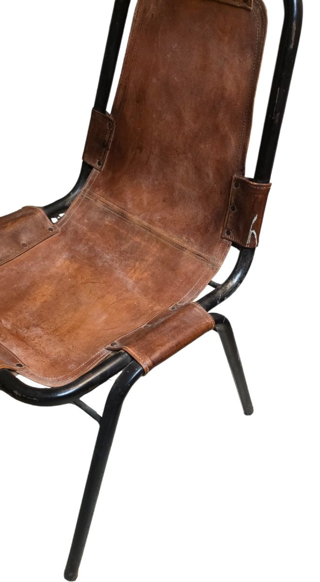 A Les Arcs Chair By Charlotte Perriand Circa 1960-photo-5