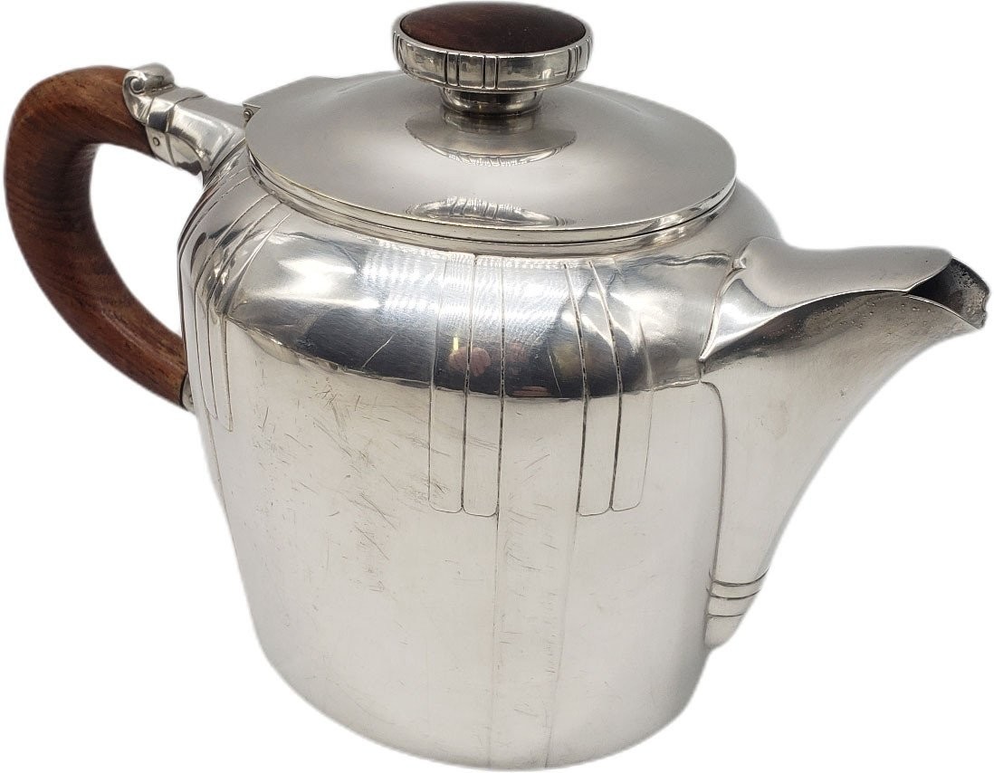 Victor Saglier 4-piece Art Deco Coffee Set-photo-4