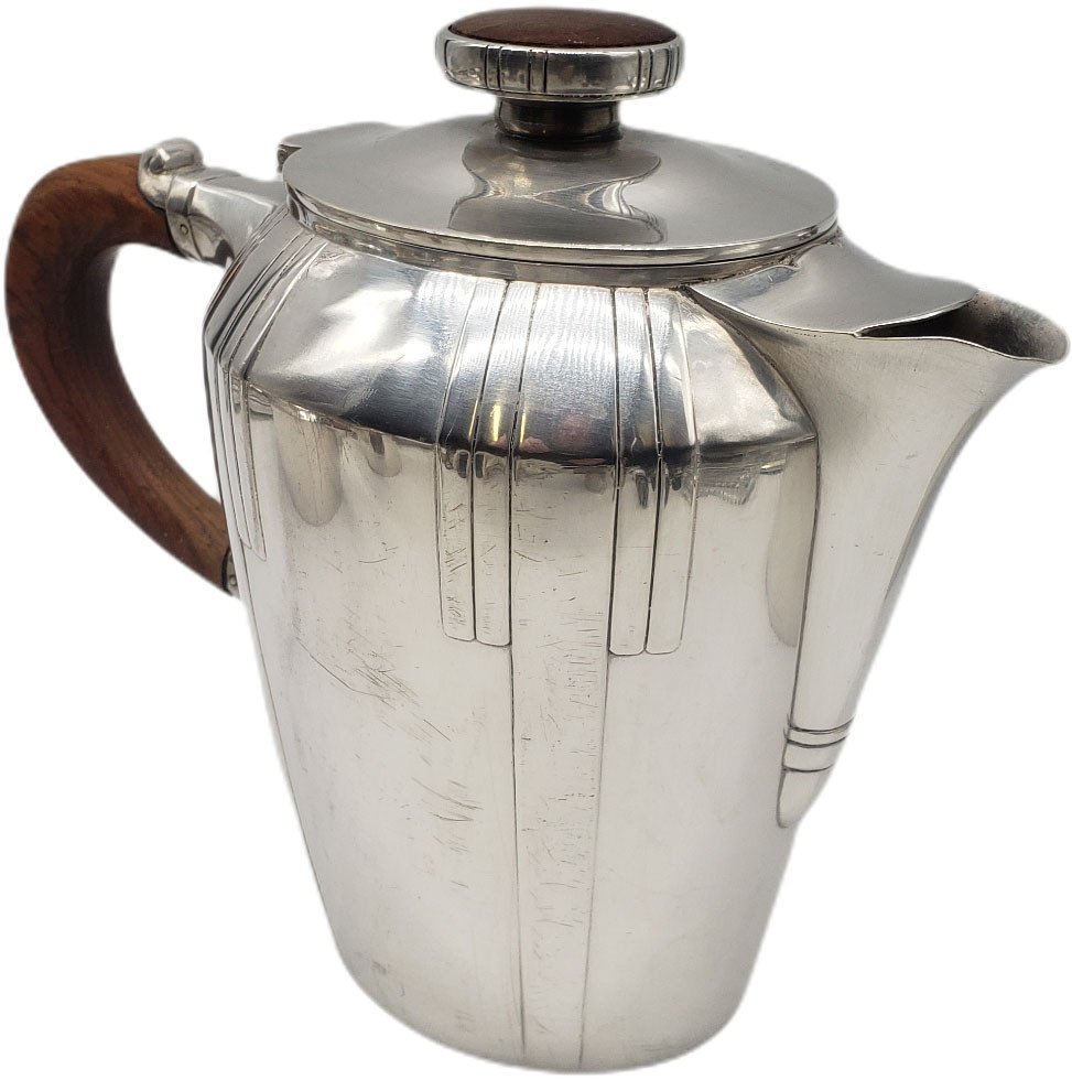 Victor Saglier 4-piece Art Deco Coffee Set-photo-1