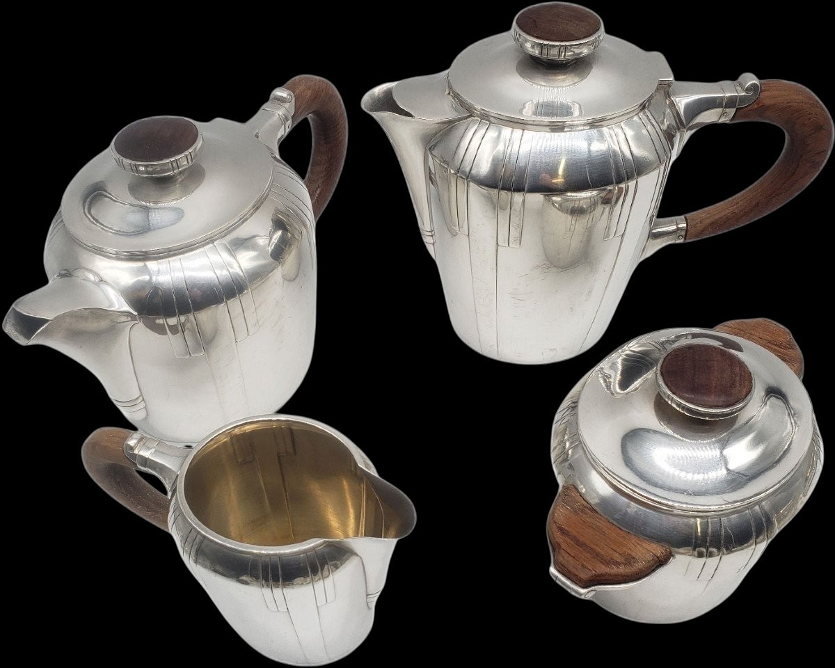 Victor Saglier 4-piece Art Deco Coffee Set