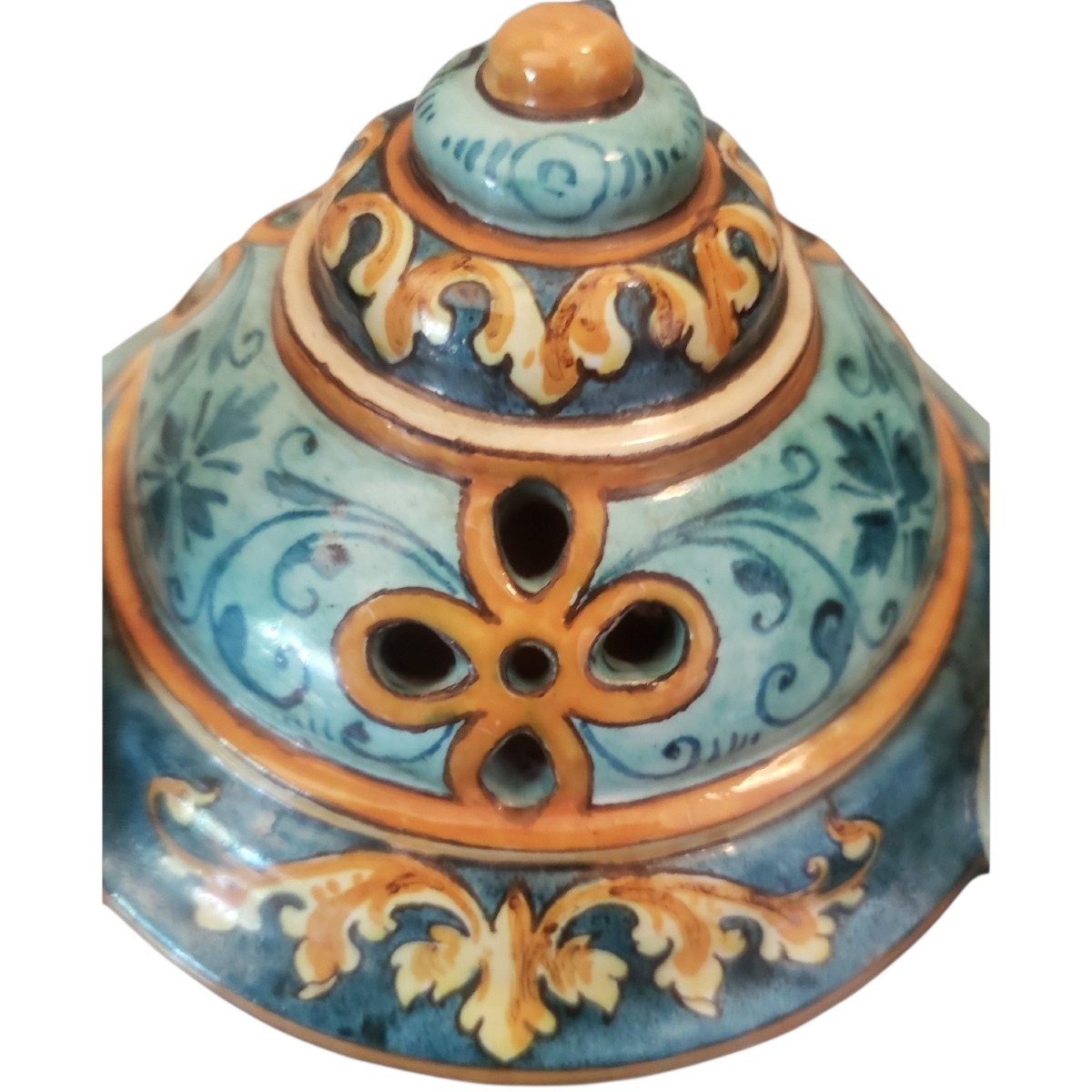 Bruneau Balon Ulysse In Blois Earthenware Pocket Tin Or Perfume Burner-photo-4