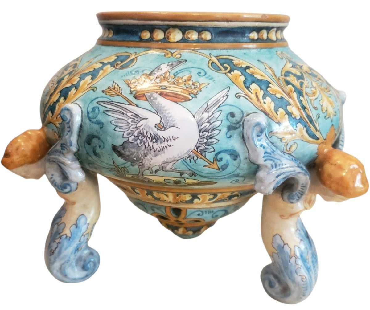Bruneau Balon Ulysse In Blois Earthenware Pocket Tin Or Perfume Burner