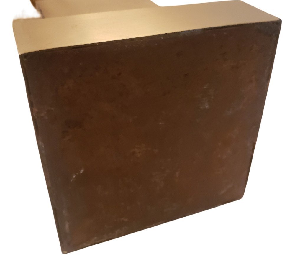 Paire de lampes carcel bronze doré d'époque Empire -photo-6