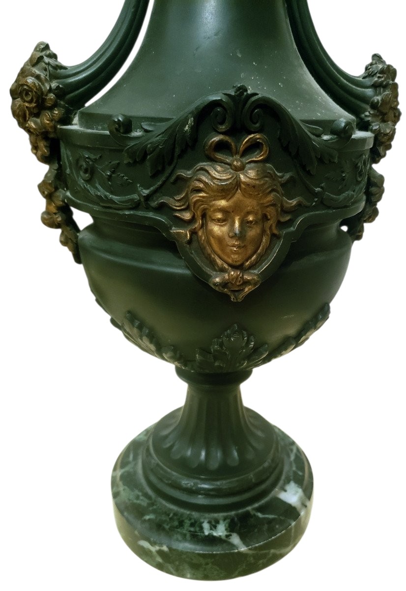 Pair Of Cassolettes Empire Circa 1900-photo-3