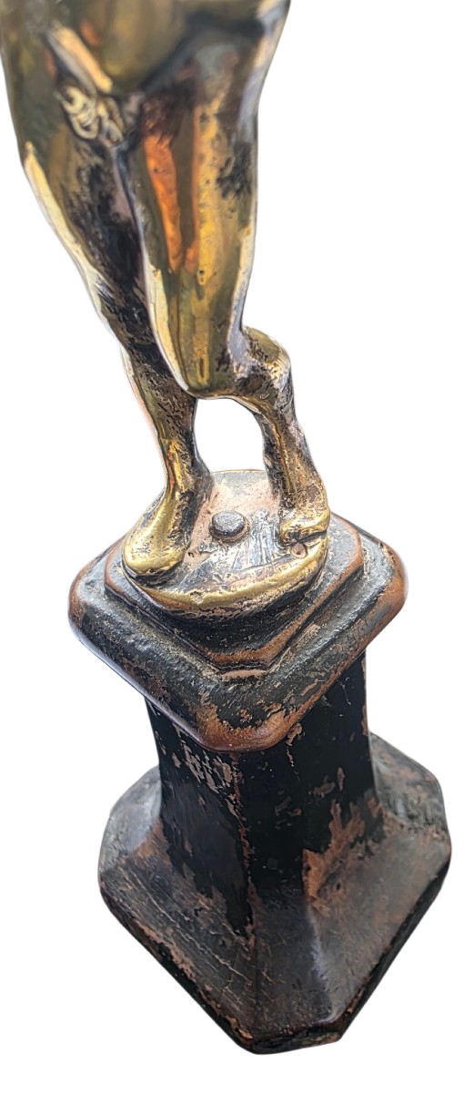 Bronze sur piédestal renaissance Bacchus -photo-4