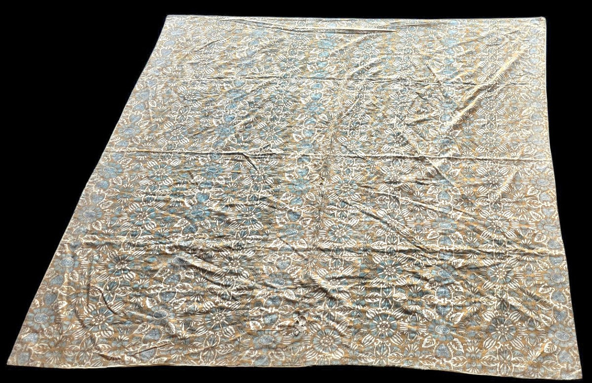 China Embroidery On Silk Caton 3 M² 175 X 180 Cm XIXeme 中国丝绸卡顿刺绣 3 平方米 175 X 180 厘米 19 世纪-photo-3