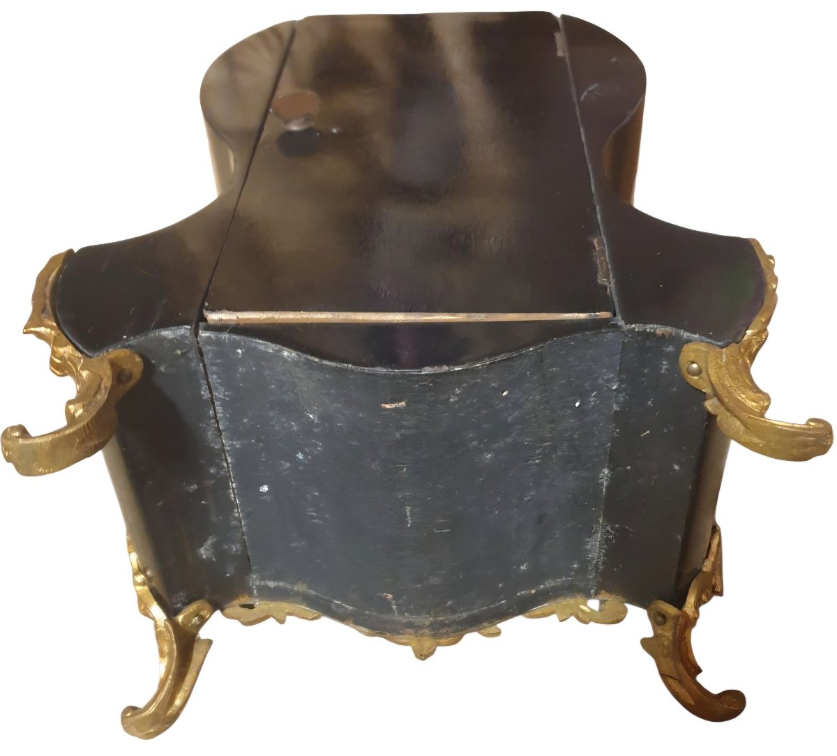 Napoleon III Cartel Clock Tortoise Shell Marquetry Gilt Bronze Victor Reclu Movement-photo-1